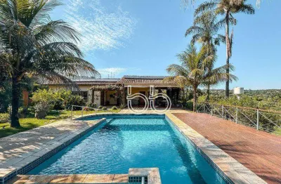 Chácara com 7 dormitórios à venda, 3980 m² por r$ 4.900.000,00 - condomínio vale das laranjeiras - indaiatuba/sp