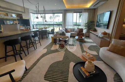 Apartamento com 3 dormitórios à venda, 135 m² por r$ 1.680.000 - parque villa dos pinheiros - indaiatuba/sp