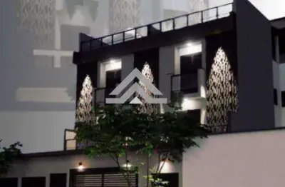 Cobertura para venda em santo andré, jardim stella, 2 dormitórios, 1 suíte, 3 banheiros, 1 vaga