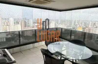 Venda: ampla cobertura duplex mobiliada com 4 suites no ed. rio danubio, nazare