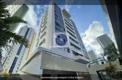 Apartamento para aluguel, 3 quartos, 1 suíte, 2 vagas, boa viagem - recife/pe