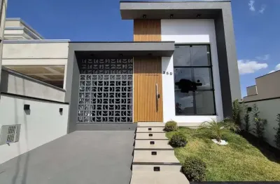 Casa em condomínio fechado com 3 quartos à venda no Residencial Bosques dos Ipês, Tatuí 