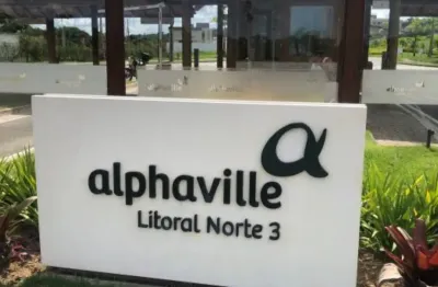 Terreno em condomínio fechado à venda na Rua Sucupira, sn, Alphaville Litoral Norte I I I, Camaçari