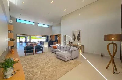 Casa com 5 suítes e espaço gourmet no condomínio parque xapada – itu/sp