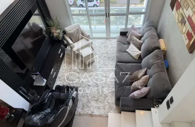 Linda cobertura  com 163 ㎡ privativos, 2 suítes e 2 vagas, em condomínio com piscina