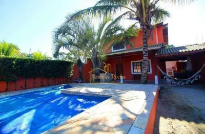 Casa com 4 dormitórios à venda, 128 m² por r$ 430.000,00 - parque balneário oásis - peruíbe/sp