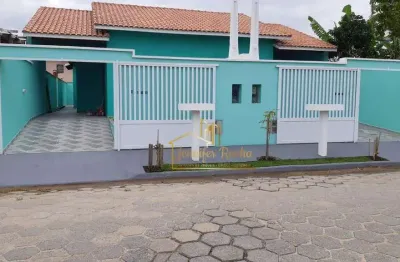 Casa com 2 dormitórios à venda, 82 m² por r$ 320.000,00 - balneário são joão batista ii - peruíbe/sp