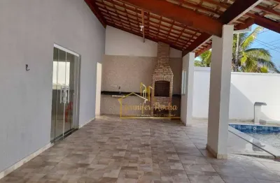 Casa com 4 dormitórios à venda, 161 m² por r$ 750.000,00 - parque balneário oásis - peruíbe/sp