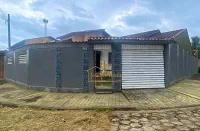 Casa com 2 dormitórios à venda, 70 m² por r$ 350.000,00 - balneário são joão batista ii - peruíbe/sp
