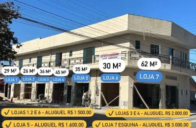 Loja para alugar, 45 m² por r$ 2.000,00/mês - centro - peruíbe/sp