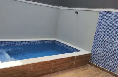 Sobrado com 3 dormitórios à venda, 119 m² por r$ 485.000,00 - residencial park d'aville - peruíbe/sp