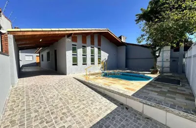 Casa com 2 dormitórios à venda, 235 m² por r$ 450.000,00 - balneário três marias - peruíbe/sp