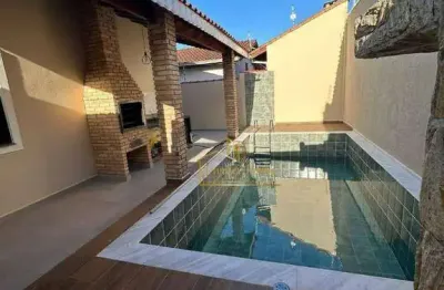 Casa com 3 dormitórios à venda por r$ 690.000 - três marias - peruíbe/sp