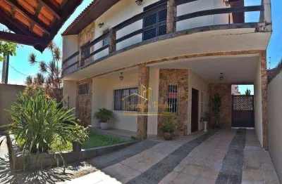 Sobrado com 3 dormitórios à venda, 180 m² por r$ 800.000,00 - jardim casablanca - peruíbe/sp