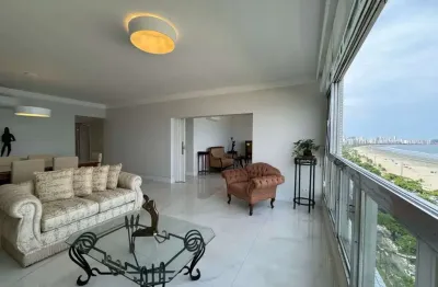 Apartamento com 3 dormitórios para alugar, 170 m² por r$ 13.000,00/mês - boqueirão - santos/sp