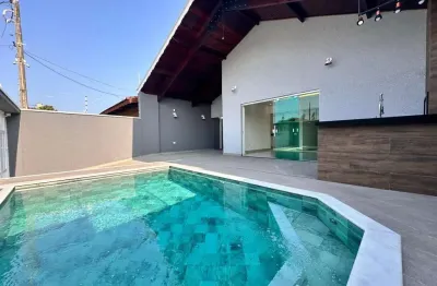 Casa com 3 dormitórios à venda, 150 m² por r$ 800.000,00 - parque balneário oásis - peruíbe/sp
