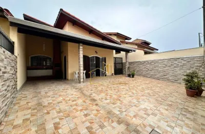 Casa com 3 dormitórios à venda por r$ 550.000,00 - balneário três marias - peruíbe/sp