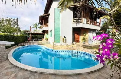 Sobrado com 4 dormitórios, 447 m² - venda por r$ 2.400.000,00 ou aluguel por r$ 11.580,00/mês - bougainvillee i - peruíbe/sp