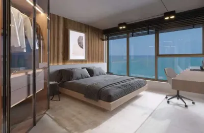 Apartamento de luxo à venda em recife, pina, com 1 quarto, 45m²