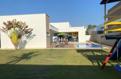 Casa, à venda, em condomínio fechado com 5 quartos sendo 5 suítes - condomínio saint charbel - araçoiaba da serra/sp