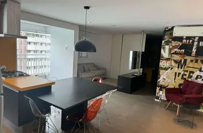 Apartamento mobiliado para venda possui 72 m2 com 1 quarto- 2 vagas