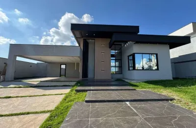 Luxuosa casa térrea com suíte master e área gourmet no campos do conde!