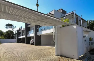 Casa em condomínio fechado com 3 quartos para alugar na rua jaraguá, américa, joinville, 155 m2 por r$ 4.200