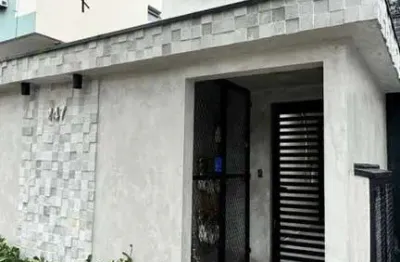 Casa sobreposta para venda em santos, ponta da praia, 2 dormitórios, 2 suítes, 3 banheiros, 2 vagas