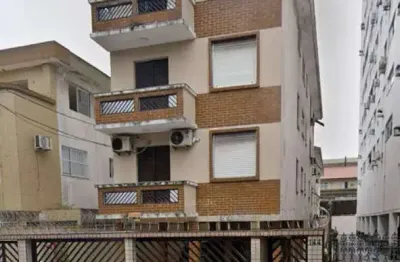 Apartamento para venda em santos, boqueirão, 2 dormitórios, 1 banheiro, 1 vaga