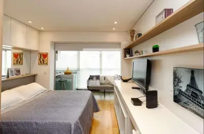 Kitnet / stúdio para venda - brooklin, 1 quarto,  30 m² - são paulo