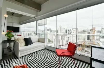 Cobertura para venda - consolação, 1 quarto,  35 m² - são paulo