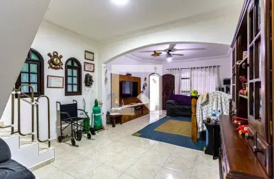 Casa para venda - vila américa, 3 quartos,  212 m² - santo andré