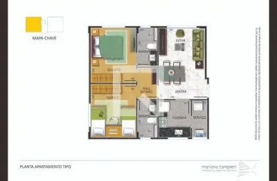 Apartamento para venda - buritis, 2 quartos,  53 m² - belo horizonte