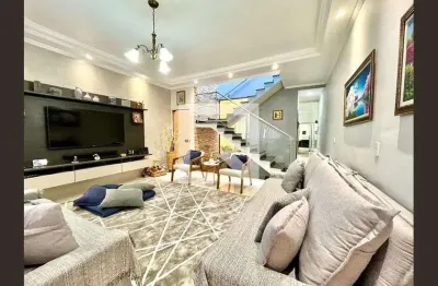 Casa para venda - vila américa, 3 quartos,  182 m² - santo andré