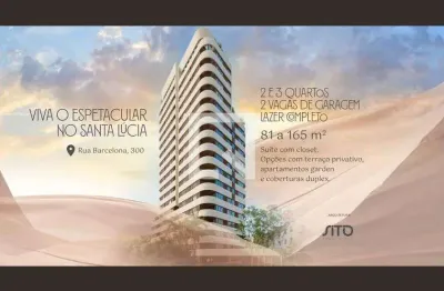 Apartamento para venda - santa lúcia, 3 quartos,  95 m² - belo horizonte