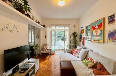 Apartamento para venda - laranjeiras, 3 quartos,  80 m² - rio de janeiro