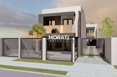 Sobrado com 3 dormitórios à venda, 158 m²  - xaxim - curitiba/pr