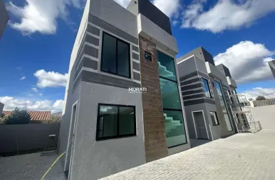 Sobrado com 3 dormitórios à venda, 108 m² por r$ 650.000,00 - uberaba - curitiba/pr