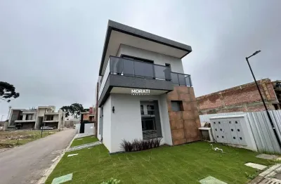 Sobrado alto padrão, com 3 suítes à venda, 189m²  - braga - são josé dos pinhais/pr