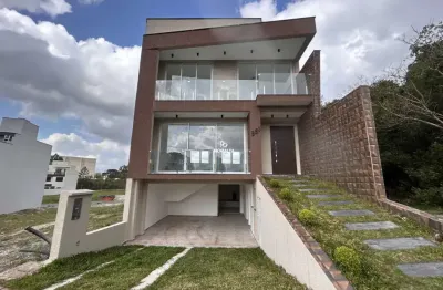 Sobrado em condomínio com subsolo e suíte - costeira - são josé dos pinhais/pr