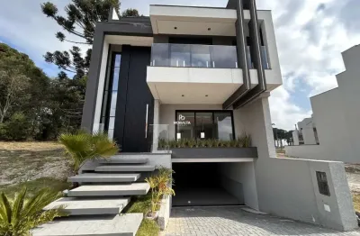 Sobrado triplex com subsolo - costeira - são josé dos pinhais/pr