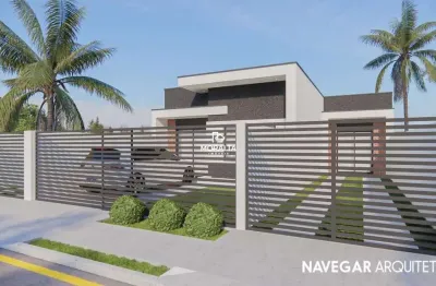 Casa em construção com 3 quartos em matinhos no bairro riveira