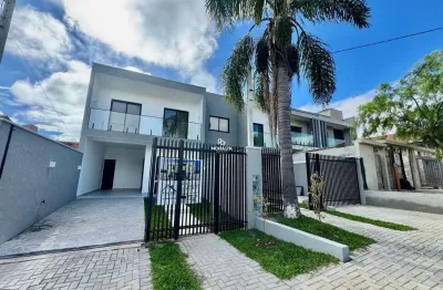 Sobrado com 3 quartos sendo uma suíte á venda no bairro iguaçu fazenda rio grande