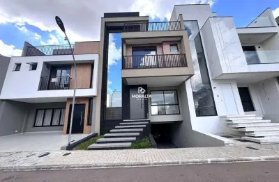 Sobrado com 03 suites em condominio fechado no pinheirinho