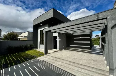 Linda casa 03 quartos semi mobiliada - bairro cruzeiro- são josé dos pinhais