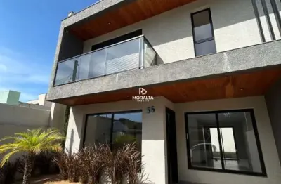 Sobrado 03 quartos sendo uma suíte no bairro eucaliptos - fazenda rio grande