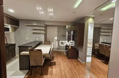 Apartamento com 2 dormitórios para alugar, 50 m² por r$ 3.340,00/mês - capão raso - curitiba/pr