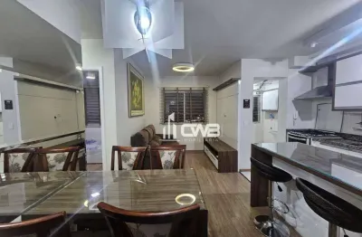 Apartamento com 2 dormitórios para alugar, 50 m² por r$ 3.051,05/mês - capão raso - curitiba/pr