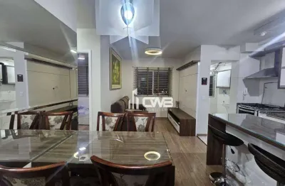 Apartamento com 2 dormitórios para alugar, 50 m² por r$ 3.439,00/mês - novo mundo - curitiba/pr