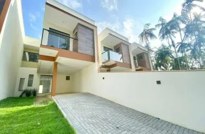 Sobrado geminado na ilha da figueira com 01 suíte + 02 quartos